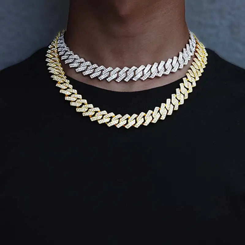 5A+ Bling Cuban Link Chain For Men